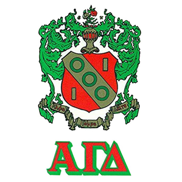 Alpha Gamma Delta Crest Decals