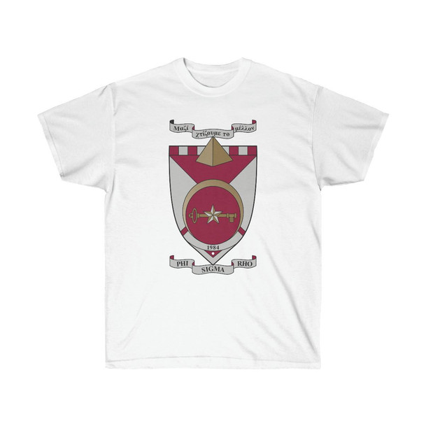 Printify Phi Sigma Rho Crest Cotton Tee 