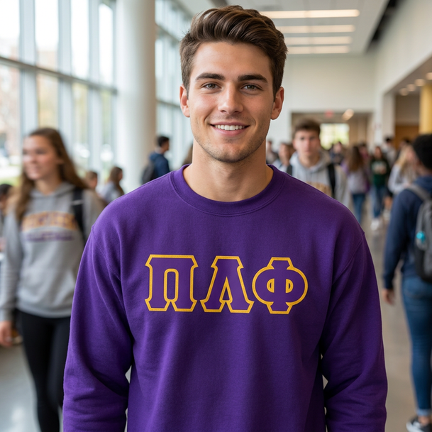 Pi Lambda Phi Lettered Crewneck