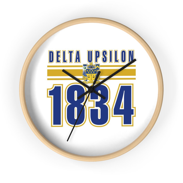 Delta Upsilon Wall Clocks