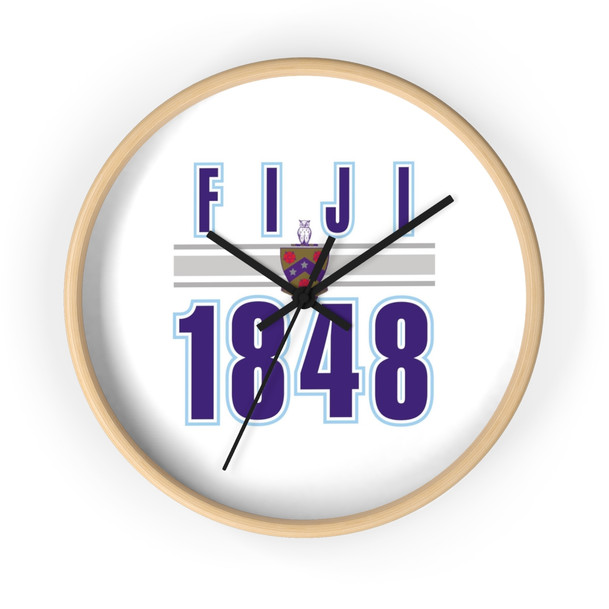 FIJI Fraternity - Phi Gamma Delta Wall Clocks