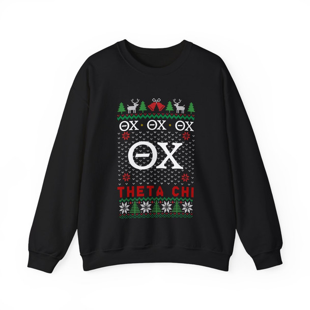 Theta Chi All I Want For Christmas Crewneck Sweatshirt