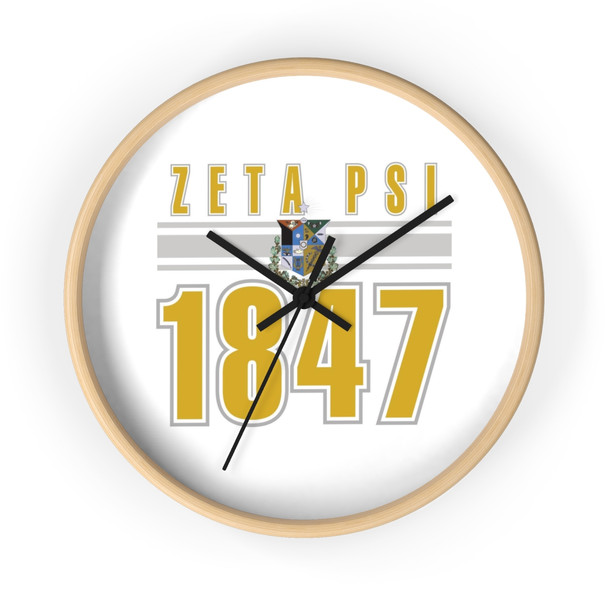 Zeta Psi Wall Clocks