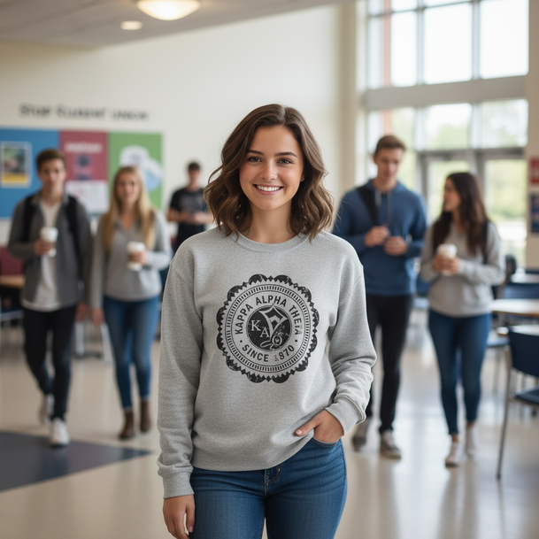 Kappa Alpha Theta Seal Crewnecks