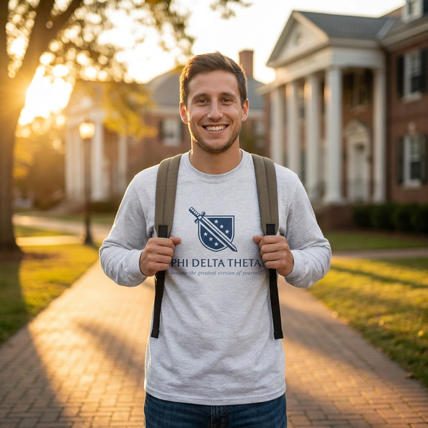 Phi Delta Theta - Become The Greatest Version of Yourself Long T-shirt