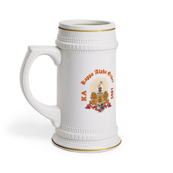 Kappa Alpha Collectors Crest & Year Ceramic Stein Tankards