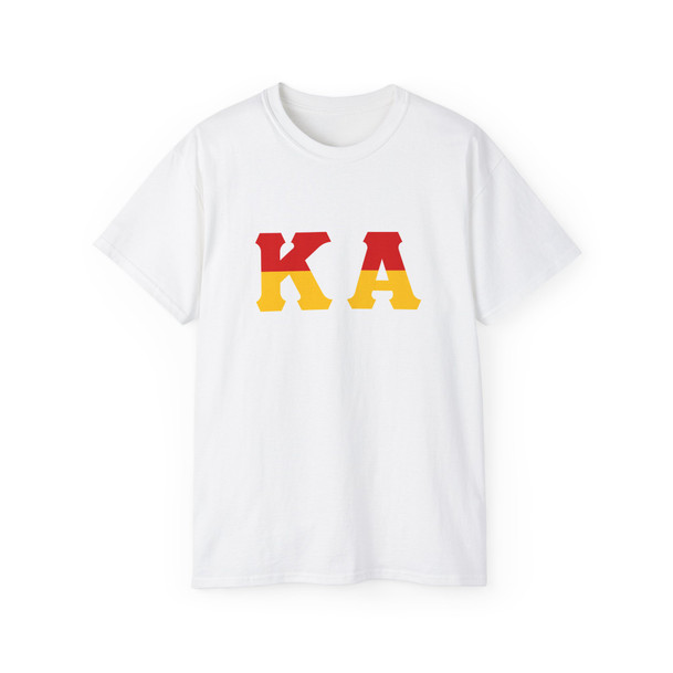 Kappa Alpha Two Toned Greek Lettered T-shirts