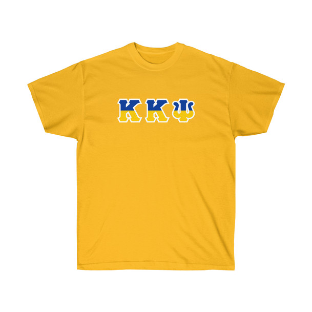 Kappa Kappa Psi Two Toned Greek Lettered T-shirts