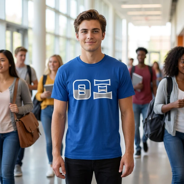 Theta Xi Two Toned Greek Lettered T-shirts