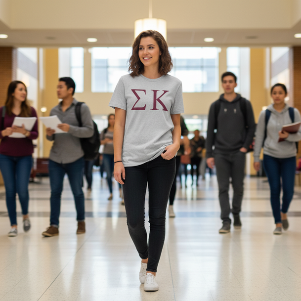 Sigma Kappa Lettered Tees - $24.95!