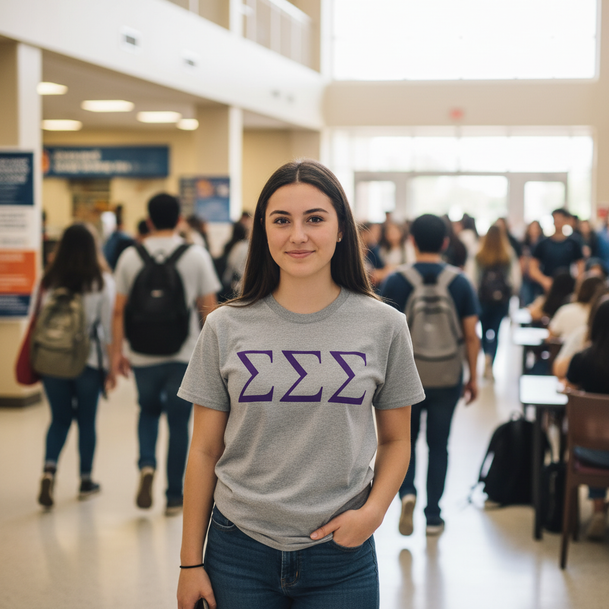 Sigma Sigma Sigma Lettered Tees - $24.95!