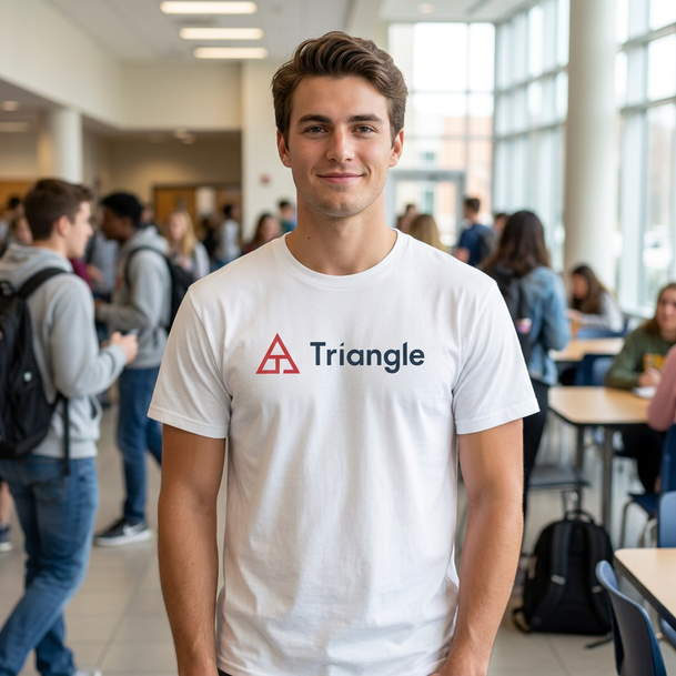 Triangle Fraternity Logo Tee