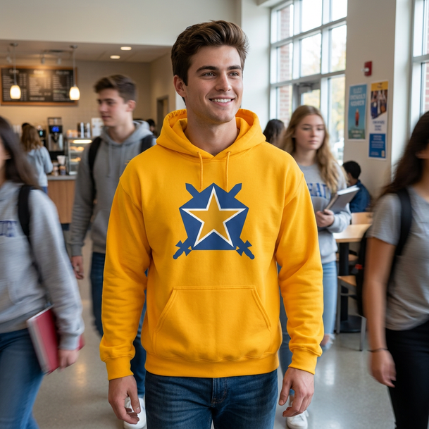 Pi Kappa Phi Star Hooded Sweatshirts