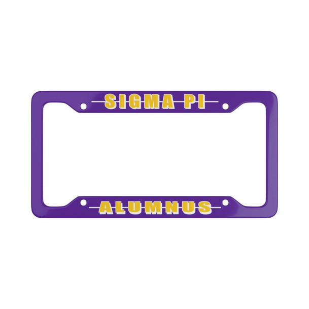 Printify Sigma Pi Alumni License Plate Frame - New 