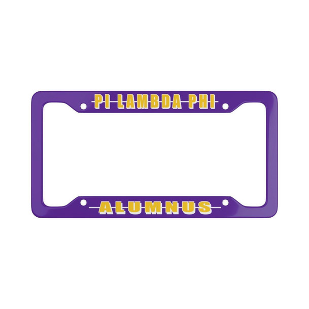 Printify Pi Lambda Phi Alumni License Plate Frame - New 