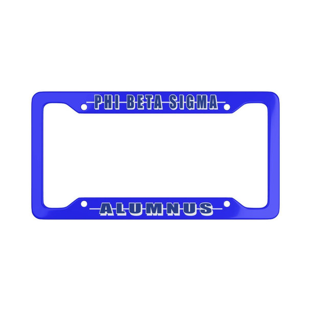 Printify Phi Beta Sigma Alumni License Plate Frame - New 