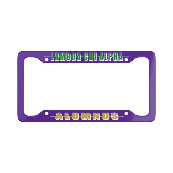 Lambda Chi Alpha Alumni License Plate Frame - New