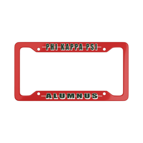 Printify Phi Kappa Psi Alumni License Plate Frame - New 