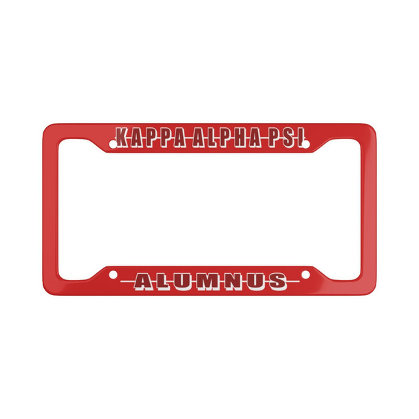Kappa Alpha Psi Alumni License Plate Frame - New
