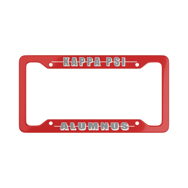 Kappa Psi Alumni License Plate Frame - New