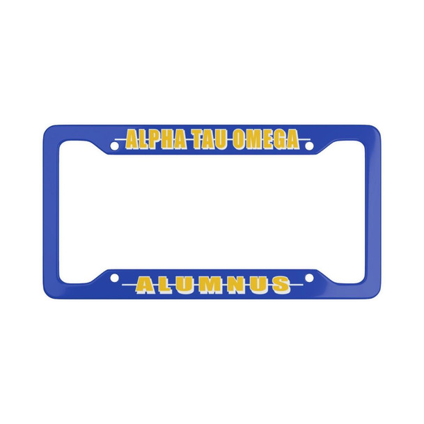 Printify Alpha Tau Omega Alumni License Plate Frame - New 