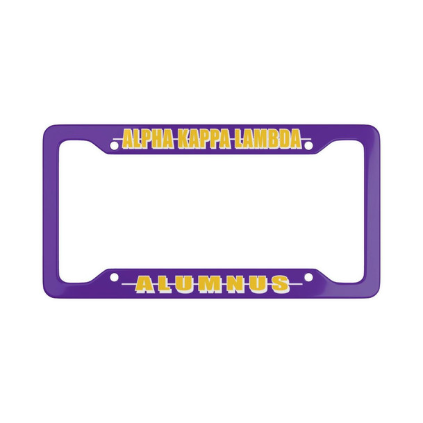 Printify Alpha Kappa Lambda Alumni License Plate Frame - New 