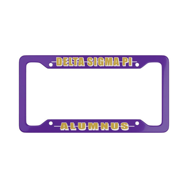Printify Delta Sigma Pi Alumni License Plate Frame - New 
