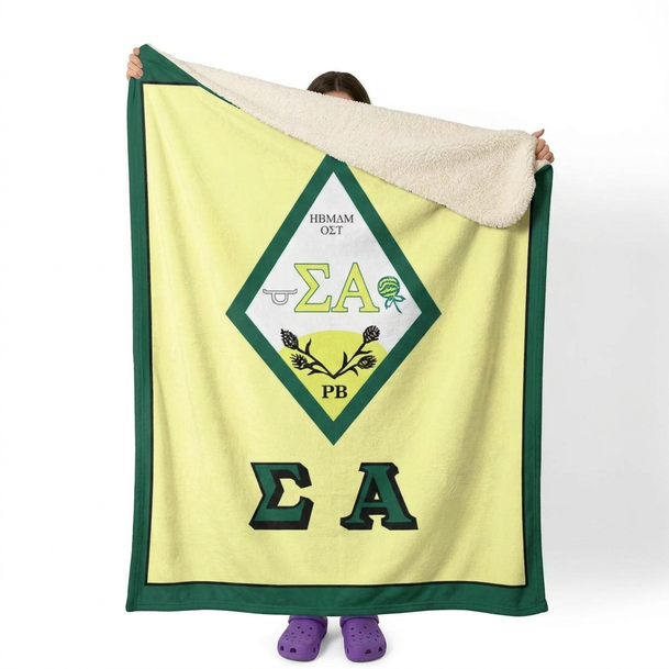 Sigma Alpha Sherpa Big Lap Blanket