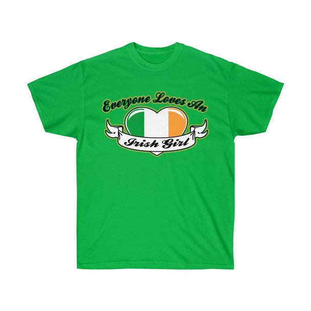 Printify Everyone Loves An Irish Girl - St. Patrick's Day Irish T-Shirt 