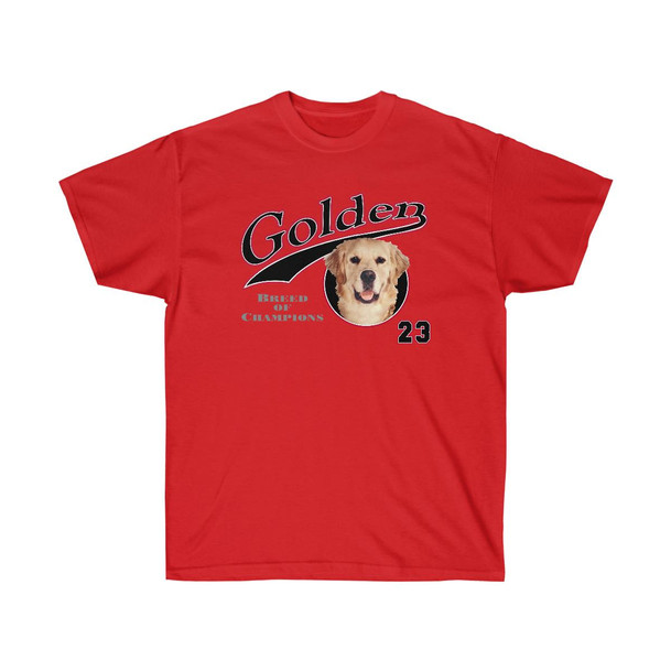 Printify Golden Breed Of Champions - Golden Retriever T-shirts 