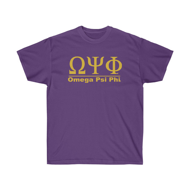 Omega Psi Phi Bar Design Tees