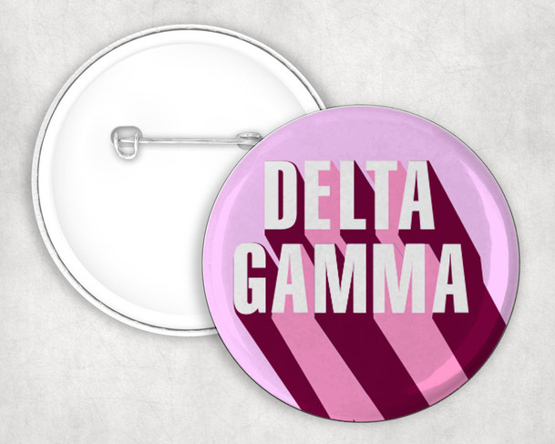 Delta Gamma 3D Button Pin Buttons