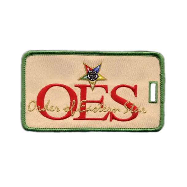 Order Of Eastern Star OES  Shield Luggage Tag