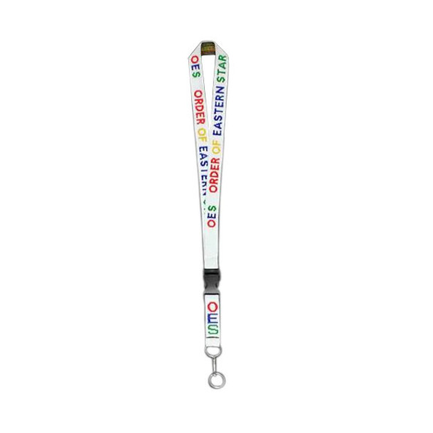 Order Of Eastern Star OES Woven Lanyard W/Break Away