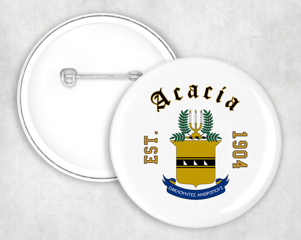 ACACIA Classic Crest Button