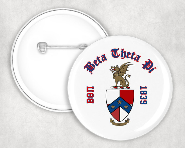 Beta Theta Pi Classic Crest Button