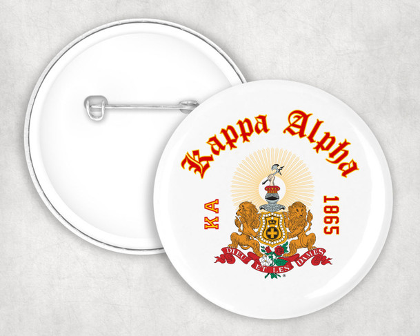 Kappa Alpha Classic Crest Button