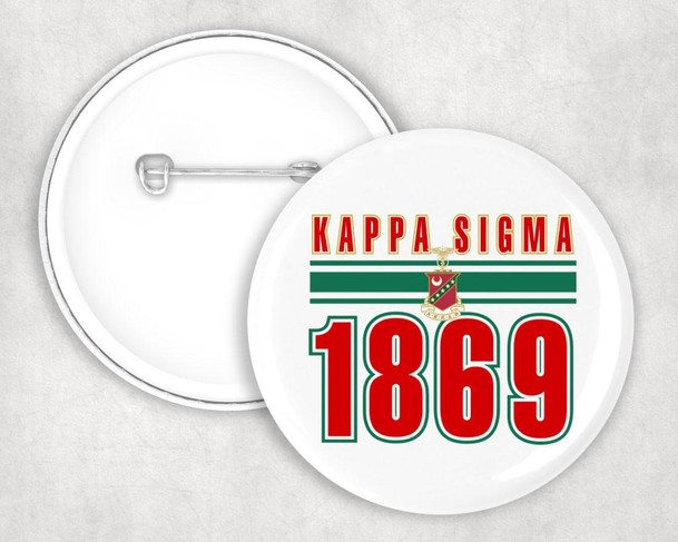  Kappa Sigma Est Year Button 