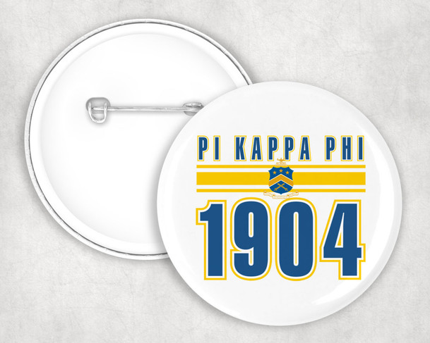 Pi Kappa Phi Est Year Button