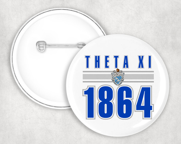 Theta Xi Est Year Button