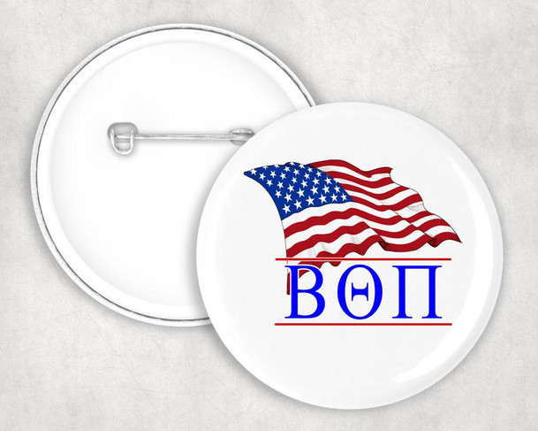  Beta Theta Pi Patriot Button 