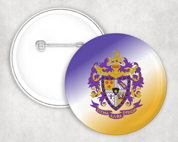 Sigma Alpha Epsilon Gradiant Button