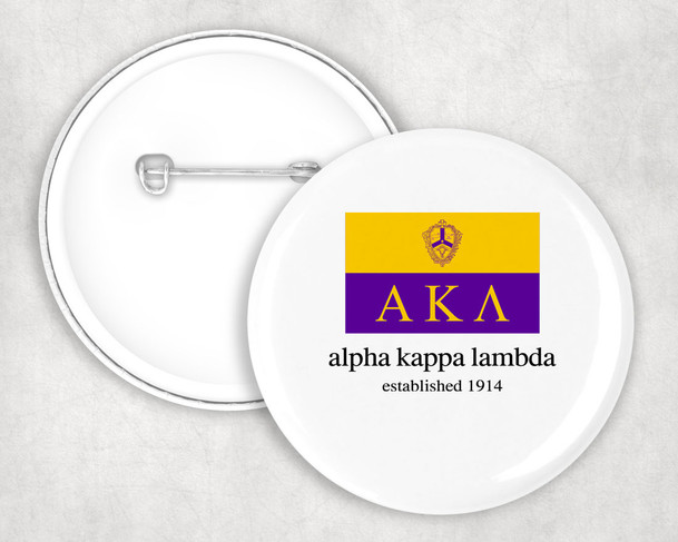 Alpha Kappa Lambda Flag Button