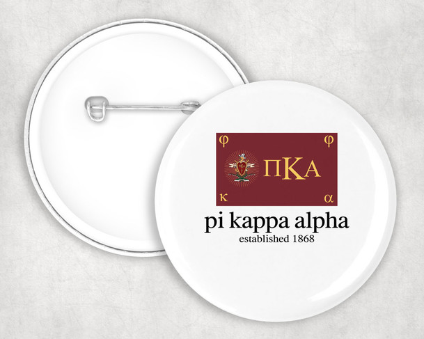 Pi Kappa Alpha Flag Button