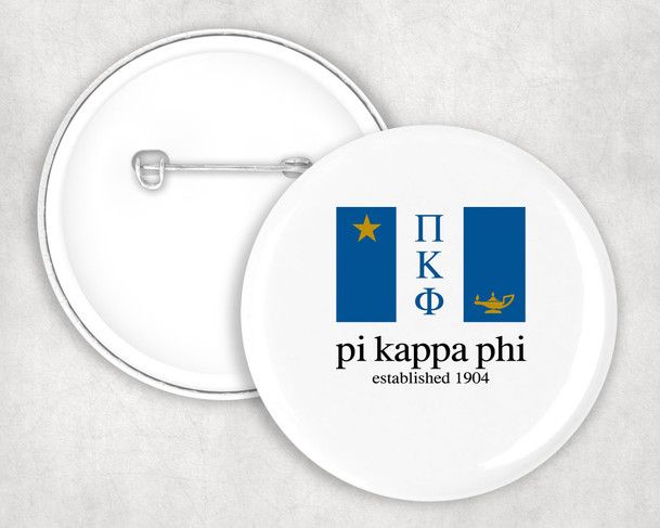 Pi Kappa Phi Flag Button