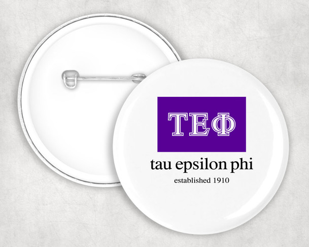 Tau Epsilon Phi Flag Button