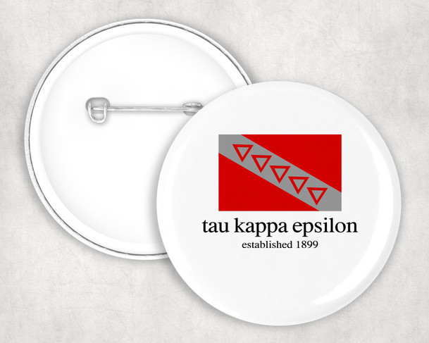 Tau Kappa Epsilon Flag Button