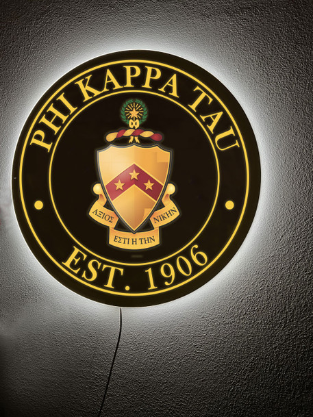 Phi Kappa Tau Illuminated Wall Sign