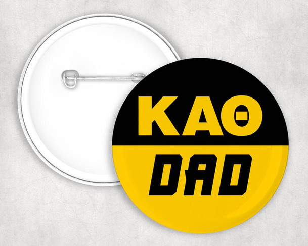  Kappa Alpha Theta Dad Pin Buttons 