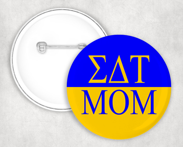 Sigma Delta Tau Mom Pin Buttons